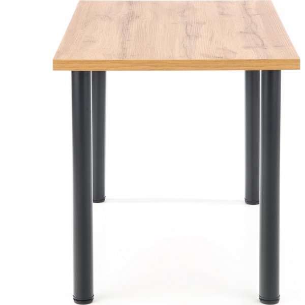 Table à manger Buno 120 cm - Chêne Wotan/noir Table à manger Buno 120 cm - Chêne Wotan/noir