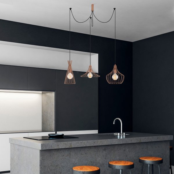 Plafonnier Mezo N-1292 - Cuivre