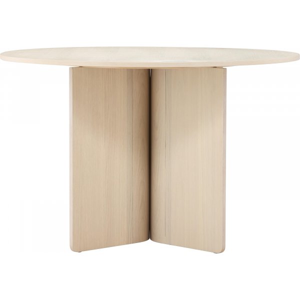 Table à manger Tyresö Ø120 cm - Blanchi Table à manger Tyresö Ø120 cm - Blanchi