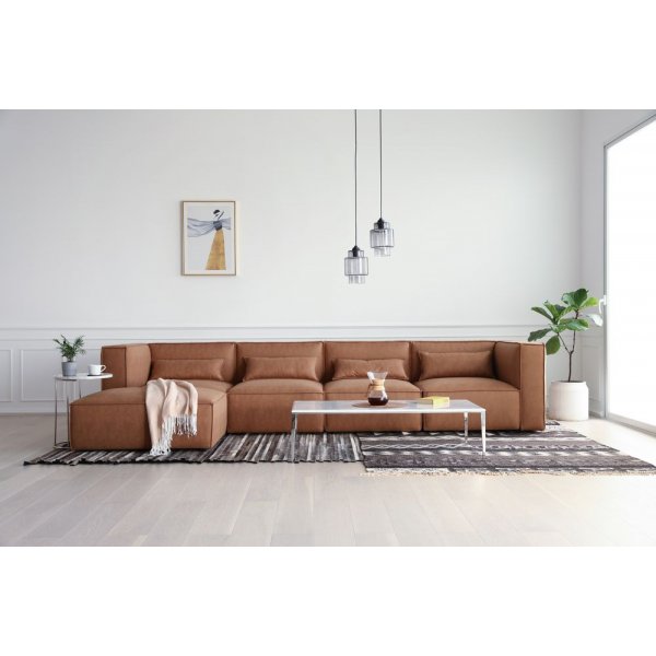 Nees modulaire bank in cognac combo 1