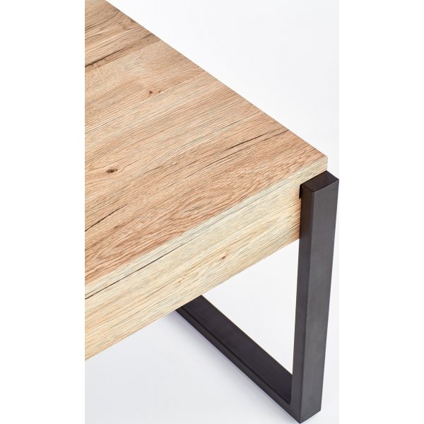 Vincent soffbord 110 x 64 cm - Ek/svart Vincent soffbord 110 x 64 cm - Ek/svart