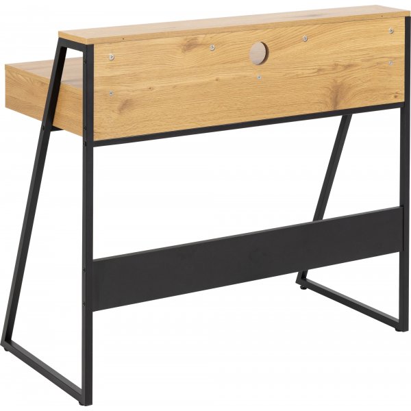 Bureau Reece | bureau d'ordinateur - Chne/noir (100 cm)