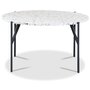 Terrazzo ronde salontafel  80 cm - Cosmos Terrazzo & onderstel AIR