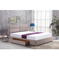 Thore säng med förvaring 160x200 cm - Beige (Chenille) Thore säng med förvaring 160x200 cm - Beige (Chenille)