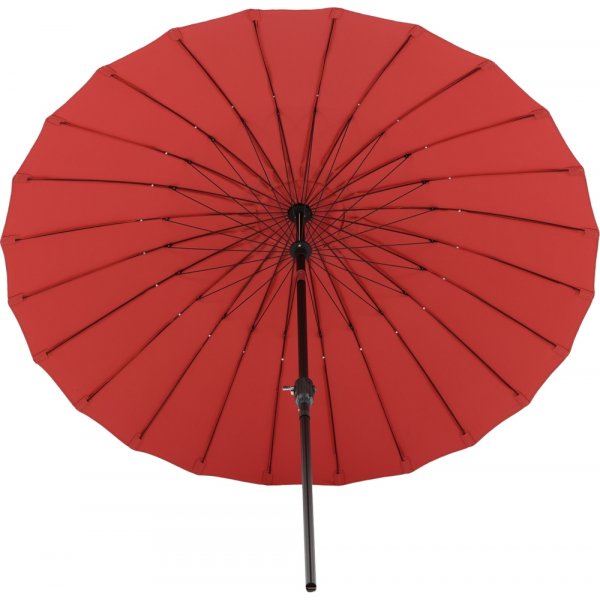 Palmetto parasoll - Svart/Röd Palmetto parasoll - Svart/Röd