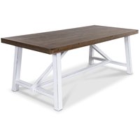 Colorado matbord 200cm - Vit/furu Colorado matbord 200cm - Vit/furu