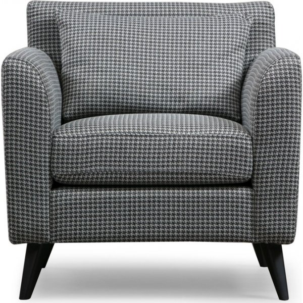 Fauteuil nordique - Noir/blanc