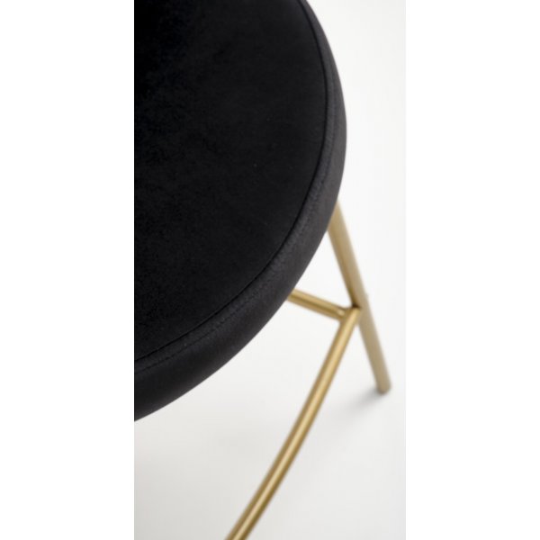 Tabouret de bar Pelican 113 - Noir/blanc/or Tabouret de bar Pelican 113 - Noir/blanc/or