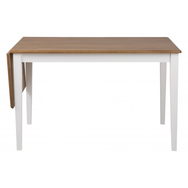 Brisbane matbord - 120-160 cm - Vit/ek
