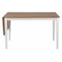 Brisbane matbord - 120-160 cm - Vit/ek