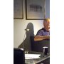 Moto bordslampa - Stl/krom