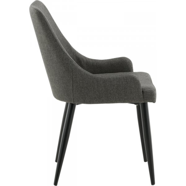 Paradis matstol - M�rkgr�/svart