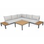 Loungesoffa Belair med bord - Gr/ljusgr