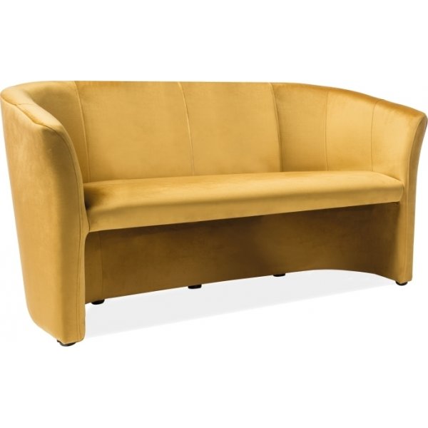 Charity 3- sits soffa - Orange sammet