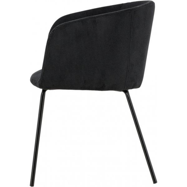 Berit matstol - Svart manchester Berit matstol - Svart manchester