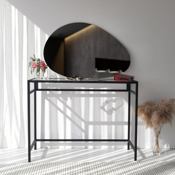 Porto spegel 76x50 cm - Svart Porto spegel 76x50 cm - Svart