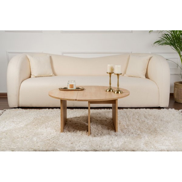 Moira soffbord �90 cm - Ek