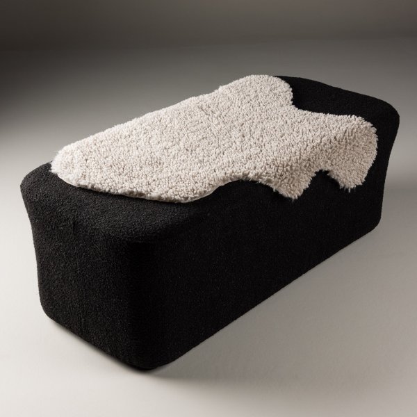 Plaid Katy 60x90 cm - Simili mouton gris clair Plaid Katy 60x90 cm - Simili mouton gris clair