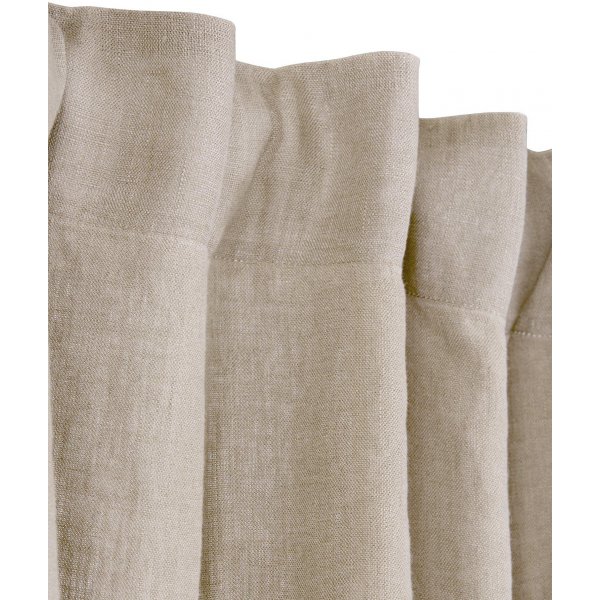 Rideau Julie lot de 2 2 x 145 x 280 cm - Lin/blanc Rideau Julie lot de 2 2 x 145 x 280 cm - Lin/blanc