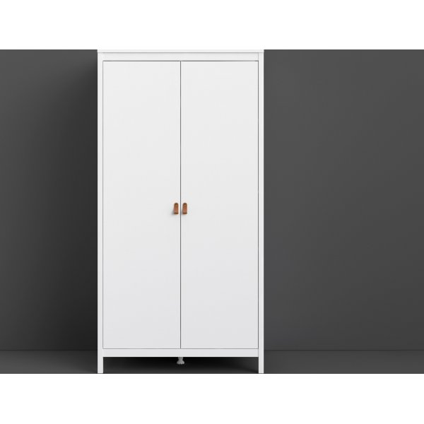 Armoire Madrid  2 portes - Blanc