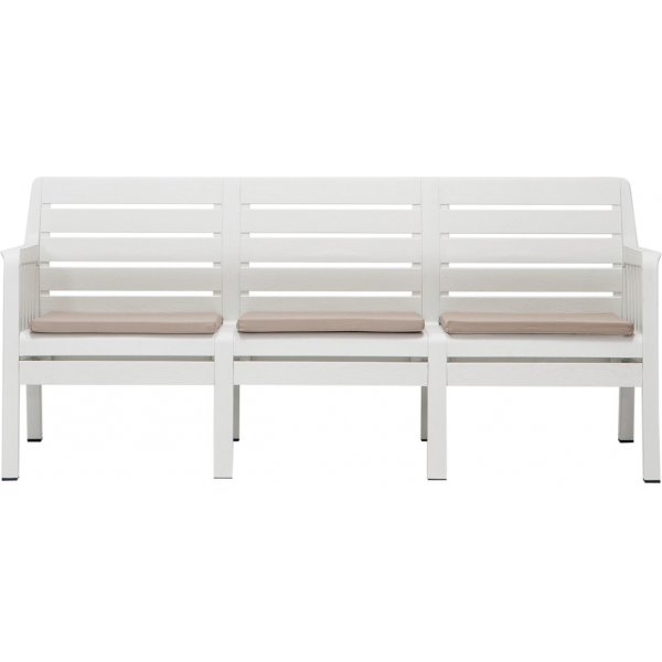 Canapé 3 places Lara - Blanc Canapé 3 places Lara - Blanc