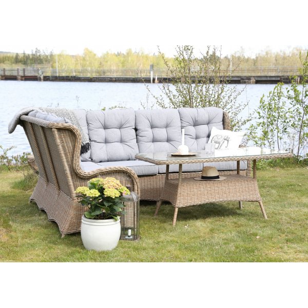 Orleans cornerset, konstrotting natur, gr�a dynor, v�nster h�rn