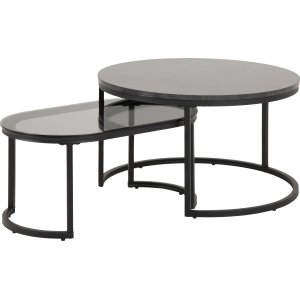 Table basse Spiro 70 x 40 cm - Noir