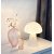 Lampe de table Mushi 22,5 cm - Blanc/Clair