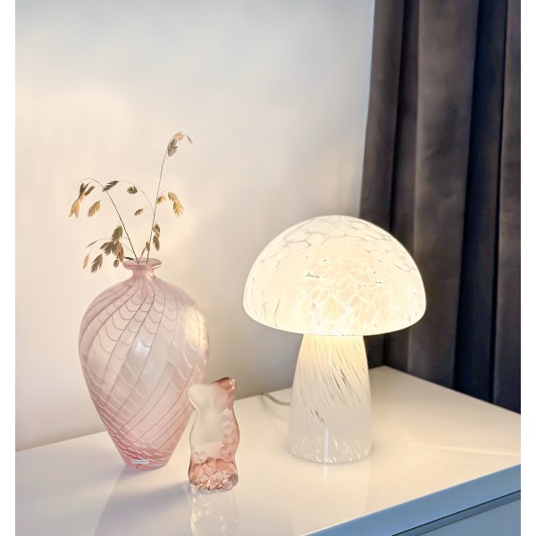 Lampe de table Mushi Ø22,5 cm - Blanc/Clair Lampe de table Mushi Ø22,5 cm - Blanc/Clair