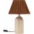 Lampe de table Riley / Beige/marron brillant - 37 cm