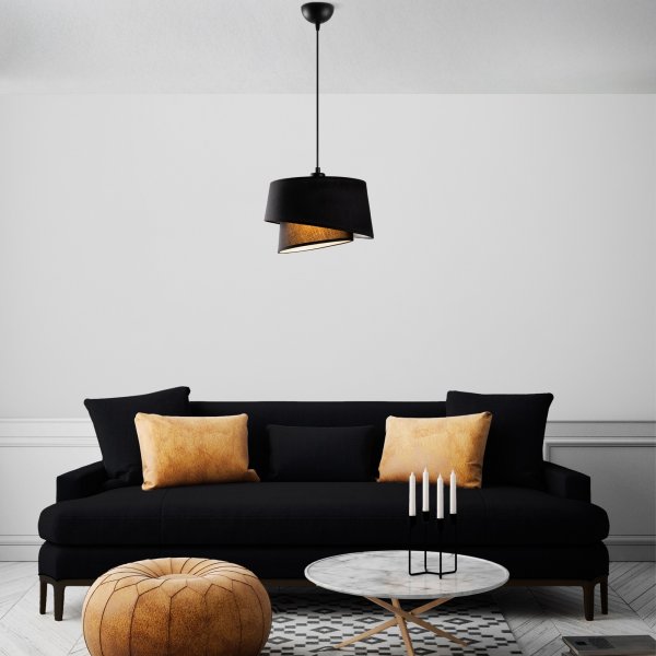 Stage taklampa �32 cm - Svart