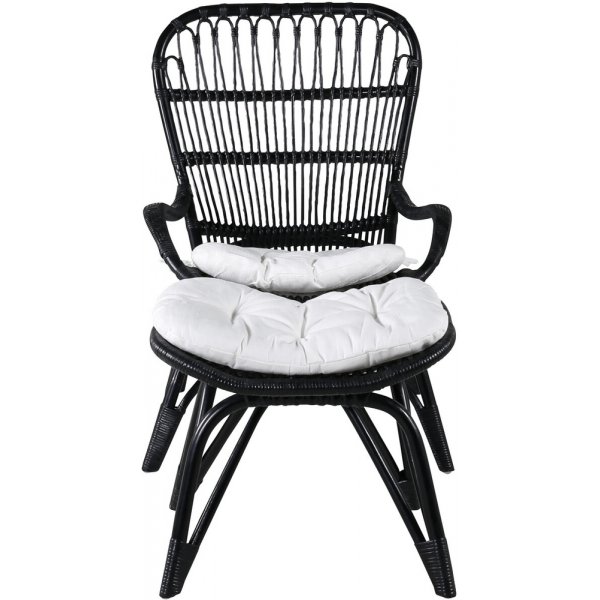 Ella fåtölj - Svart/Offwhite Ella fåtölj - Svart/Offwhite