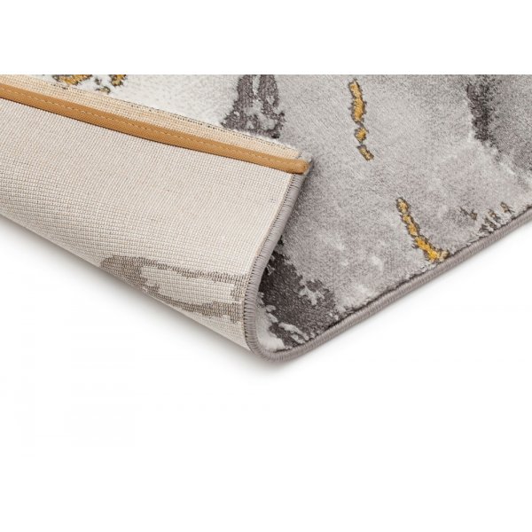 Machinaal geweven vloerkleed - Craft Concrete Gold