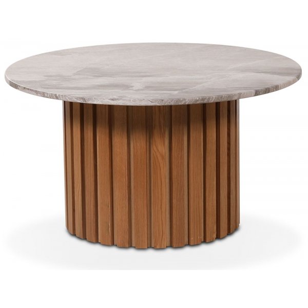 Marmeren salontafel Ø85 cm Marmeren salontafel Ø85 cm
