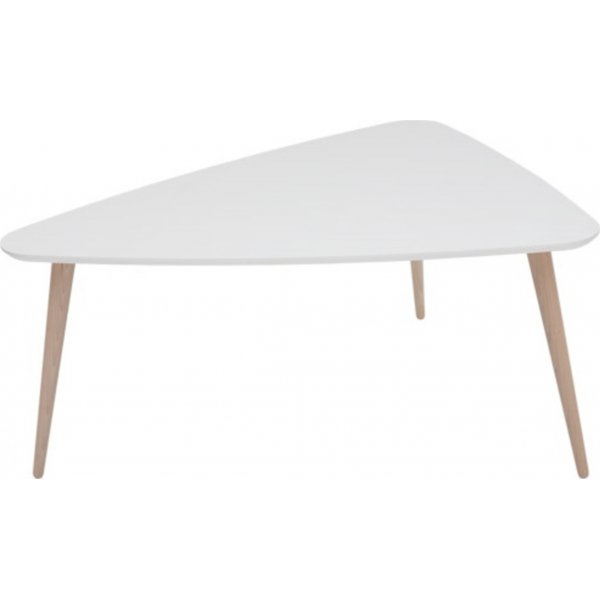 Table basse Triango 80 x 65 cm - Blanc/chêne sonoma Table basse Triango 80 x 65 cm - Blanc/chêne sonoma