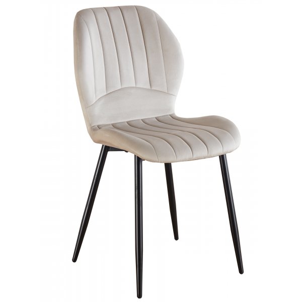 Santos matstol - Beige velvet