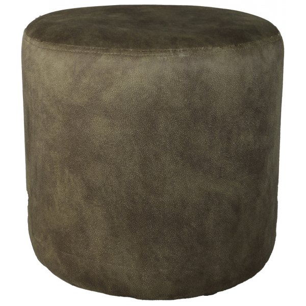 Sandy rund sittpuff - Vintage Brun