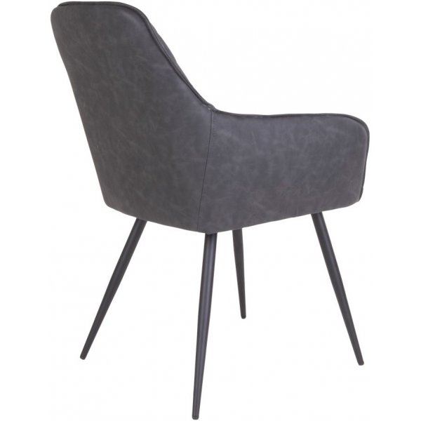 Chaise de Salle à Manger Harbo - Gris Foncé Chaise de Salle à Manger Harbo - Gris Foncé