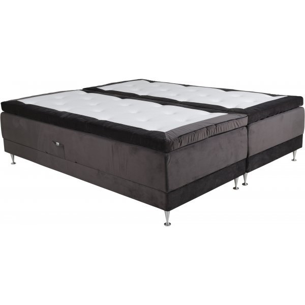 Vansbro sng 180 x 200 cm Medium - Mrkgr sammet