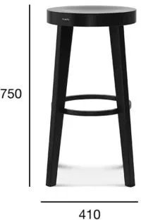 Tabouret de bar haut Ufo - Couleur du cadre au choix Tabouret de bar haut Ufo - Couleur du cadre au choix