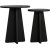 Ensemble table basse Mushroom 40/30 cm - Noir