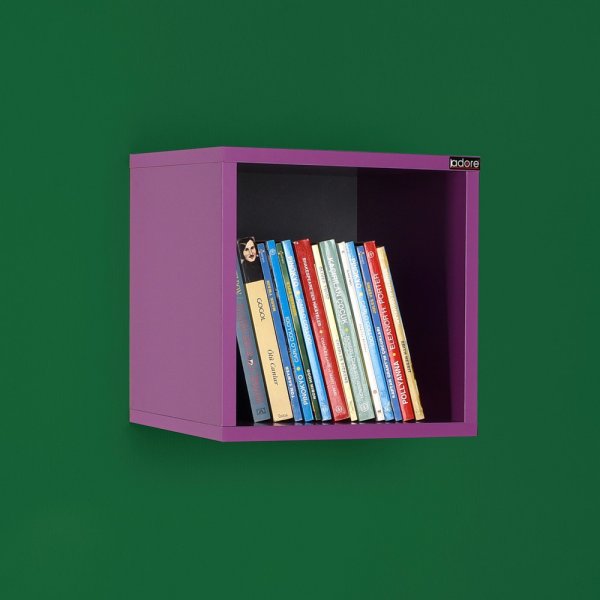 Rafa vägghylla 33 - Lila Rafa vägghylla 33 - Lila