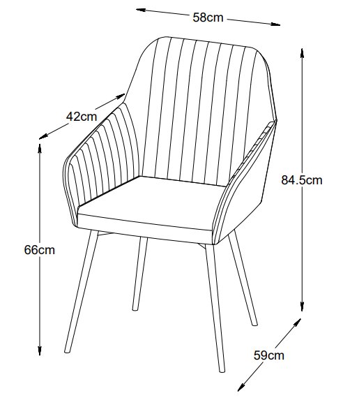 Boston Karmstol i brun PU Boston Karmstol i brun PU
