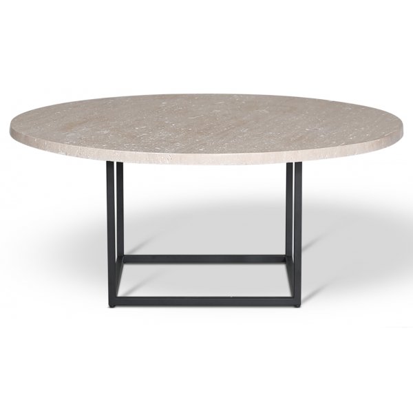 Dexter runt soffbord i travertin Ø105 cm Dexter runt soffbord i travertin Ø105 cm