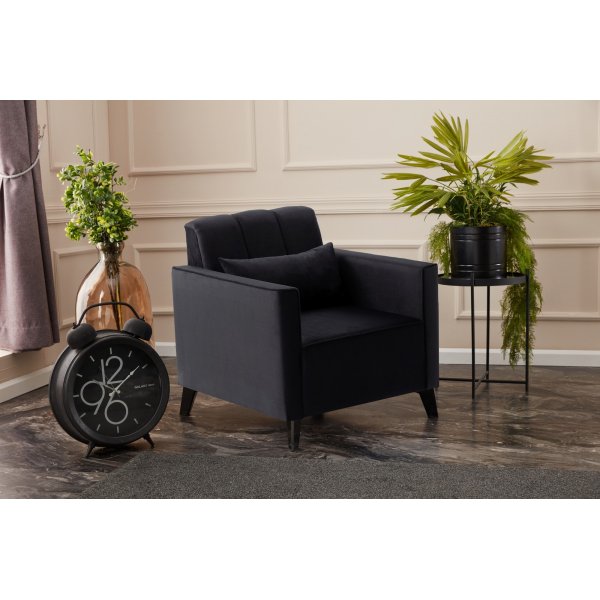 Ova fåtölj - Svart Ova fåtölj - Svart
