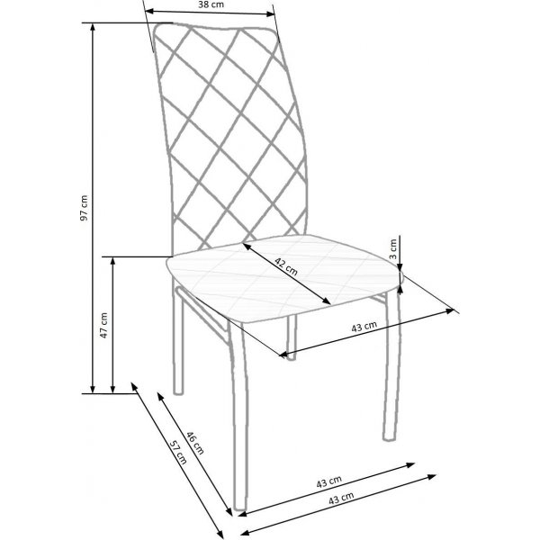 Claudia matstol - Beige Claudia matstol - Beige