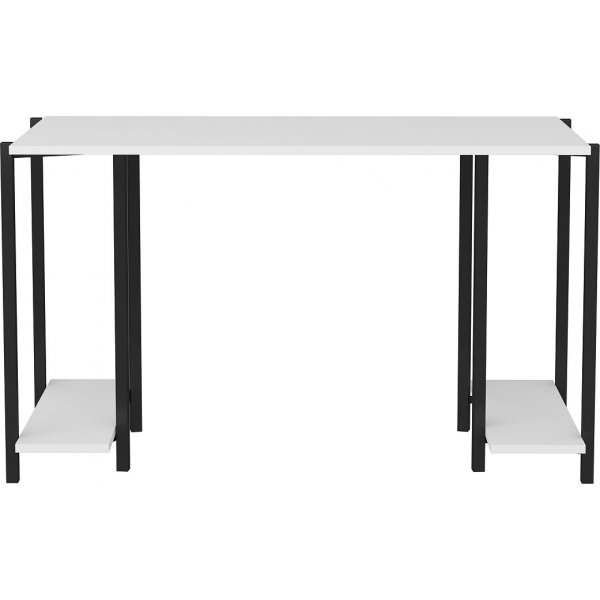 Bureau Academy 125,2 x 60 cm - Noir/blanc Bureau Academy 125,2 x 60 cm - Noir/blanc