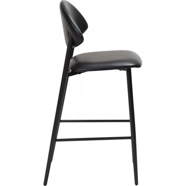 Chaise de comptoir Tush - PU noir Chaise de comptoir Tush - PU noir