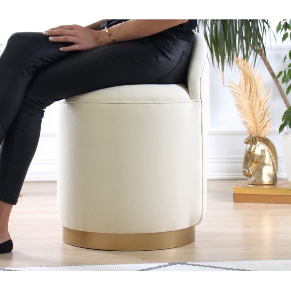 Pouf Dover - Crème Pouf Dover - Crème