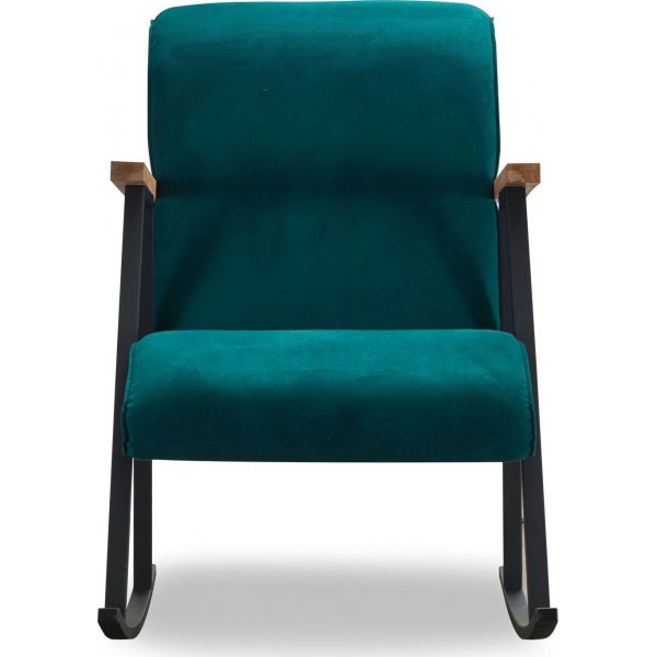 Rocking chair Yoka - Bleu pétrole Rocking chair Yoka - Bleu pétrole